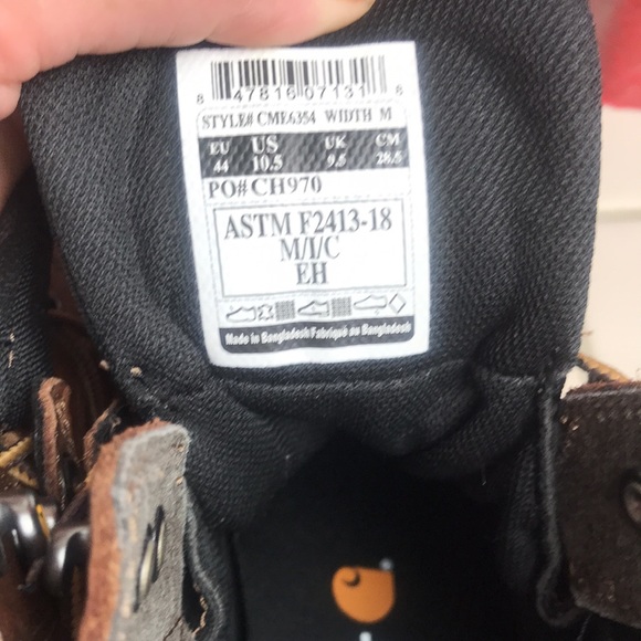 Carhartt Men's  6" Non-Waterproof Comp Toe Boot - Picture 5 of 16